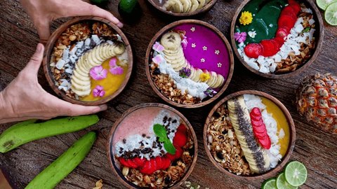 Smoothie de Açaí e Frutas